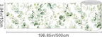 HOMETITUTE Wallpaper Border Peel and Stick Botanical Leaf Texture Decorative - Image 3