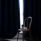 IGEMAEVE Navy Blue Blackout Curtains 72 Inch Length 2 Panels Set, Grommet - Image 6