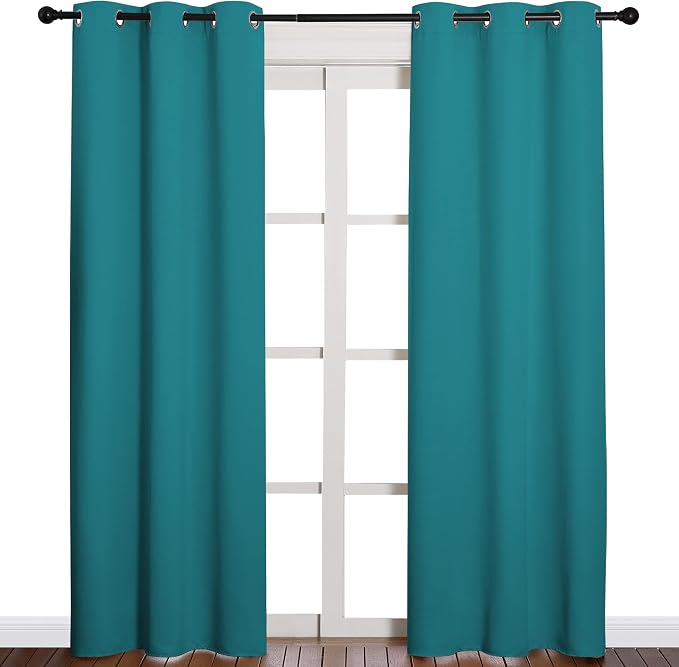 NICETOWN Room Darkening Curtains 84 inch Length 2 Panels, Thermal Insulated - Image 2