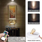 HAMVIDNE LED Spotlight, Battery Powered Picture Lights, Uplighting Indoor - Image 2