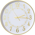 Wall Clock Modern Non-Ticking Battery Operated Silent Wall Clocks Simple Style by BAKBRAND