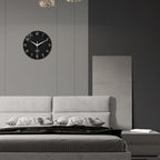 XNM Minimalist Wall Clocks Battery Operated 16 Inches Or Larger Black Wall Clock - Image 5
