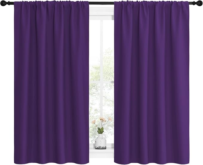 NICETOWN Kitchen Curtains, Short Blackout Curtains & Drapes, Home Decoration - Image 2
