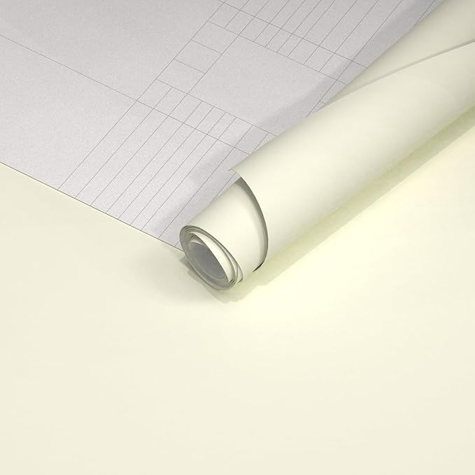 Yancorp 16"x394" Matte Beige Contact Papaer Peel and Stick Wallpaper Vinyl Wrap - Image 6