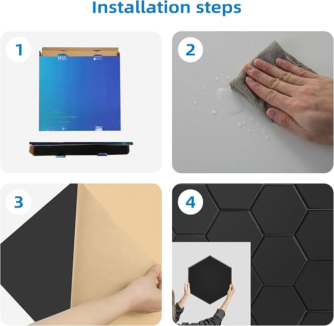 15 Pack Hexagon Self-Adhesive Sound Proof Foam Panels - Image 6