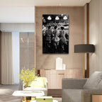 Vintage Black and White Posters Trendy Women Drink Cocktail Wall Art Funky - Image 6