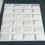 Art3d Decorative 3D Wall Panels 19.7" x 19.7" Snow White, PVC Wall Panel - Image 5