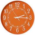 Wall Clock Modern Non-Ticking Battery Operated Silent Wall Clocks Simple Style by BAKBRAND