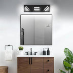 IZORRO LED Modern Bathroom Lights Fixtures, Matte Black Acrylic Wall Lighting - Image 6