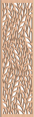23 3/8"W x 59 3/8"H x 1/4"T Ortonville Decorative Fretwork Wood Wall Panels by EkenaMillwork