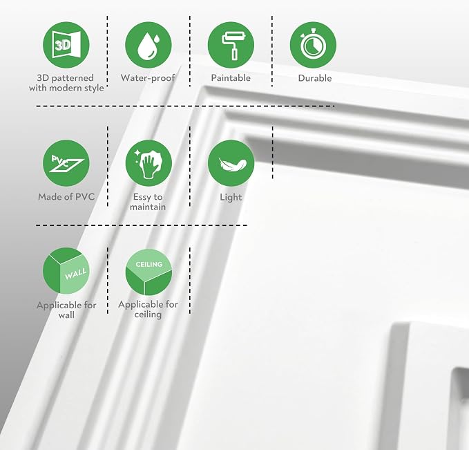 STICKGOO PVC Ceiling Tiles - Image 7