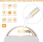 Aipsun Aluminum Modern Indoor LED Wall Sconce Interior Wall Lights 1 Pack - Image 3