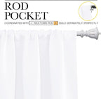 NICETOWN 50% Light Blocking Kitchen Curtains - Image 3