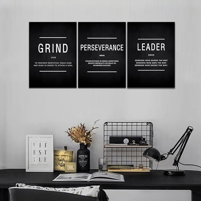 KAWAHONE Inspirational Grind Wall Art - Image 4