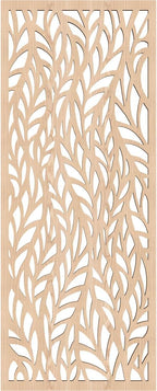 Ortonville Decorative Pierced Fretwork Wood Wall Panels, 13 3/8"W x 34 3/8"H x - Image 2