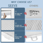 SEEYE No Drill Cordless Cellular Shades, Thermal Insulated Noise Reduction - Image 4