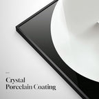 Large Framed Modern Elegant Abstract Wall Art, 2 Piece Black White Gold - Image 5