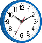 Rohioue Wall Clock Modern 8 Inch Battery Operated Silent Non Ticking Small - Image 2