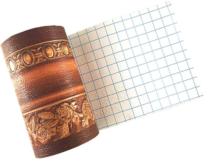 3D Wood Grain Self Adhesive Peel and Stick Waterproof Wall Border Easy to Apply - Image 3