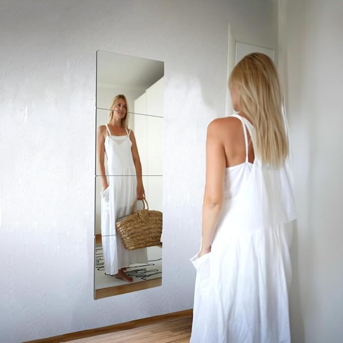Unbreakable Wall Mirror Full Length, Over the Door Mirror - Image 6