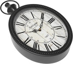 Menterry Small Retro Oval Wall Clock, Antique Old Design, Battery Operated - Image 3