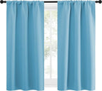 NICETOWN Kitchen Curtains for Small Windows, Privacy Thermal Insulated Blackout - Image 2