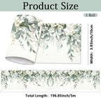 Eucalyptus Peel and Stick Wallpaper Border 196.9 x 3.9 Inch Wall Border Trim - Image 2
