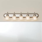 Kichler 36" 5-Light Vanity Bath Light in Brushed Nickel, Modern Bathroom Light - Image 5