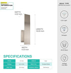 Edwarmlux Indoor Wall Sconces, Modern Wall Lights, Up and Down Wall Mount Light - Image 5