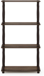 Furinno Turn-N-Tube 4-Tier Multipurpose Shelf Display Rack, Classic Tubes - Image 5