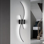 CANEOE Modern Led Wall Light, 39inch Black Indoor Led Wall Sconce Lighting by CANEOE