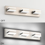 SOLFART Bathroom Vanity Lights Over Mirror Brushed Nickel Bathroom Light - Image 5