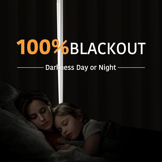 RYB HOME 100% Blackout Door Curtain - Image 3