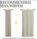 NICETOWN Blackout Curtains for Living Room, Darkening Window Curtain Panels - Image 7