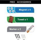 Magnetic Chalkboard Black Board 46 x 32, Extra Large Chalk Board Blackboard - Image 8