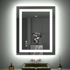 LOAAO 28"X32" LED Bathroom Mirror by LOAAO