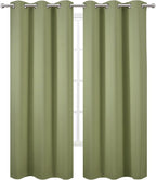 LEMOMO Sage Green Thermal Blackout Curtains/42 x 84 Inch/Set of 2 Panels Room - Image 2