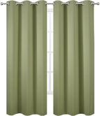 LEMOMO Sage Green Thermal Blackout Curtains/38 x 84 Inch/Set of 2 Panels Room - Image 2