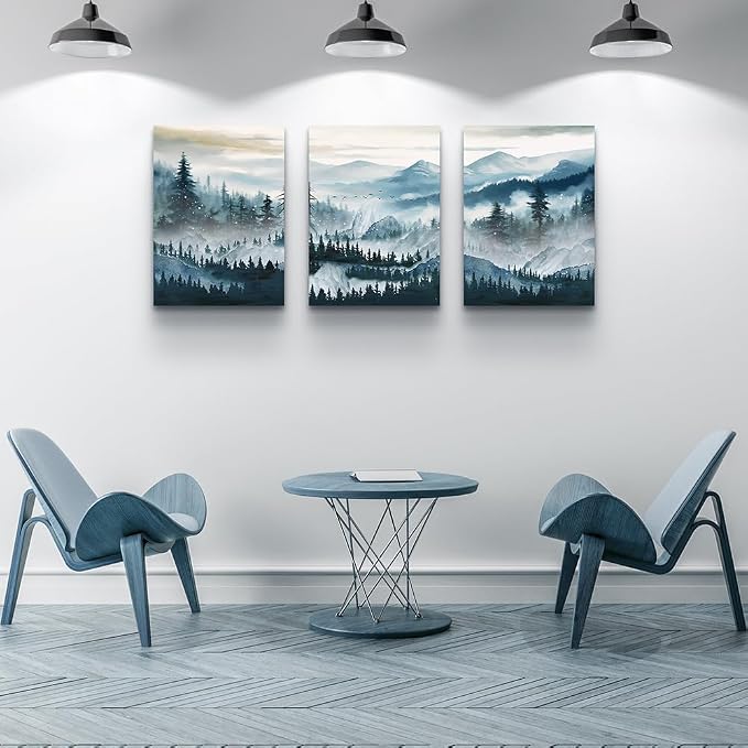 MHARTK66 Mountain Landscape Wall Art - Image 5