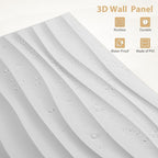 Heikki 30 Pack 3D Wall Panel for Interior Wall Décor, PVC Flower Textured Wall - Image 2