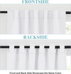 RYB HOME White Curtains Drapes - Image 3