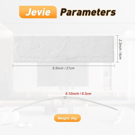 Thin Brick Veneer, 8.5" x 2.3“ Faux Brick, Wall Tile - Image 2