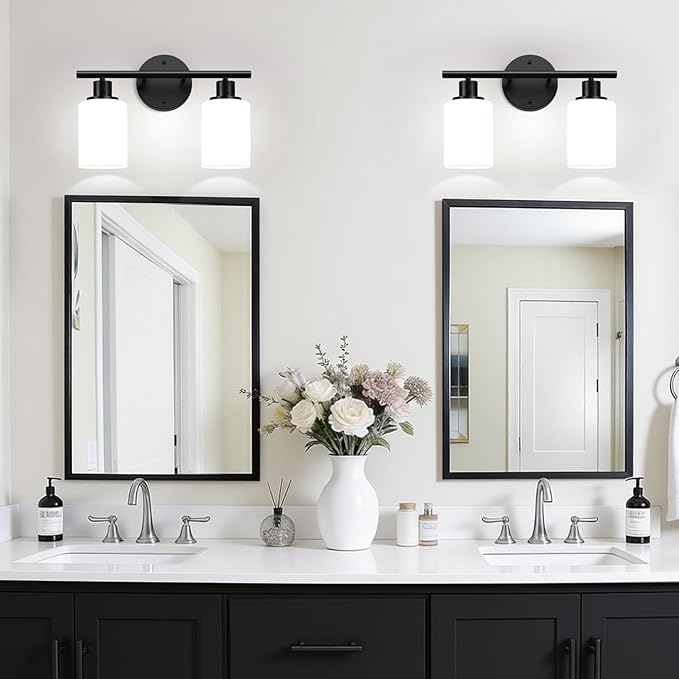 Zarbitta 2-Light Bathroom Light Fixtures, Bathroom Wall Lamp - Image 5