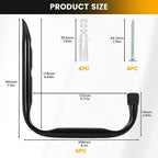 GURADESIGN 8-Pack Heavy Duty Garage Hooks - Image 2