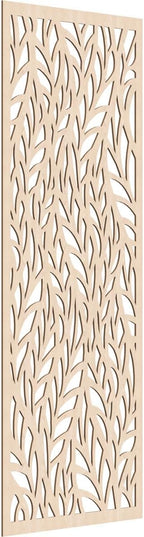 37 3/8"W x 94 3/8"H x 1/4"T Ortonville Decorative Fretwork Wood Wall Panels by EkenaMillwork