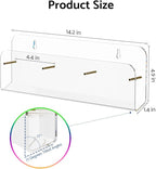 HIIMIEI Brochure Holder Wall Mount: 2-Pack Acrylic Modular Flyer, Pamphlet - Image 7
