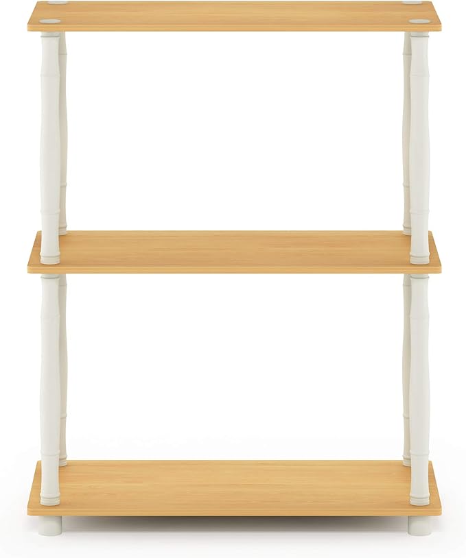 Furinno Turn-N-Tube 3-Tier Compact Multipurpose Shelf Display Rack - Image 3