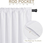 100% Blackout Shield Linen Blackout Curtains - Image 4