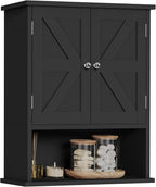 TEENFON Bathroom Wall Cabinet, Over The Toilet Space Saver Storage Cabinet by TEENFON