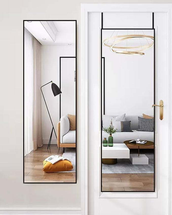 NEARBYSD 48"x 14" Door Mirror, Full Length Mirror Wall Mounted, Over The Door by NEARBYSD